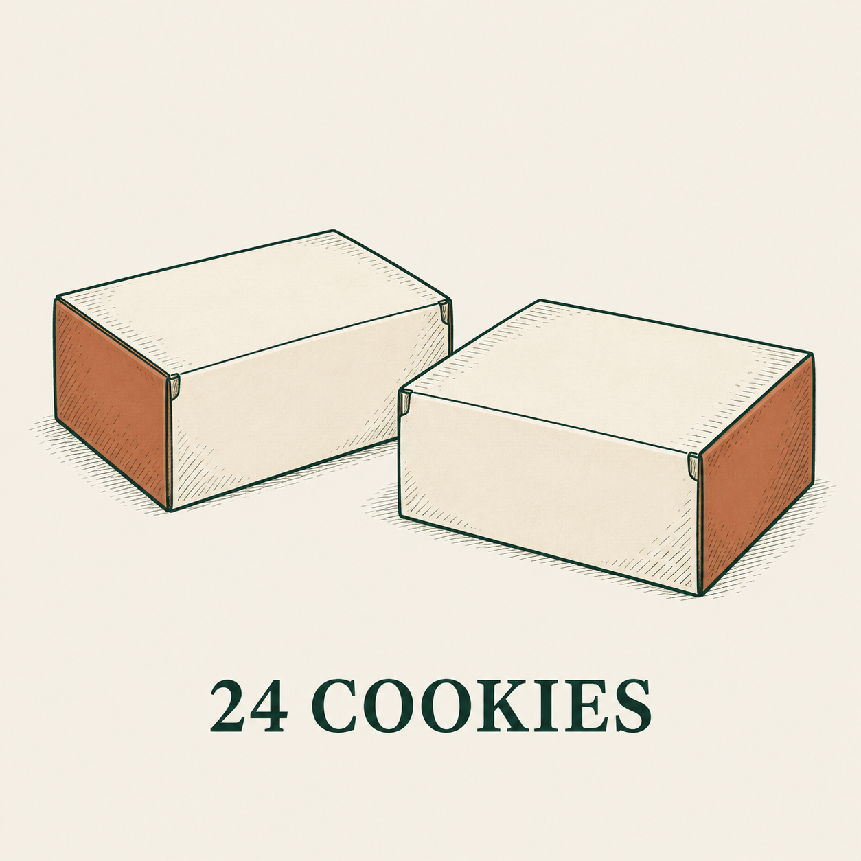 24-cookie assortment packaging