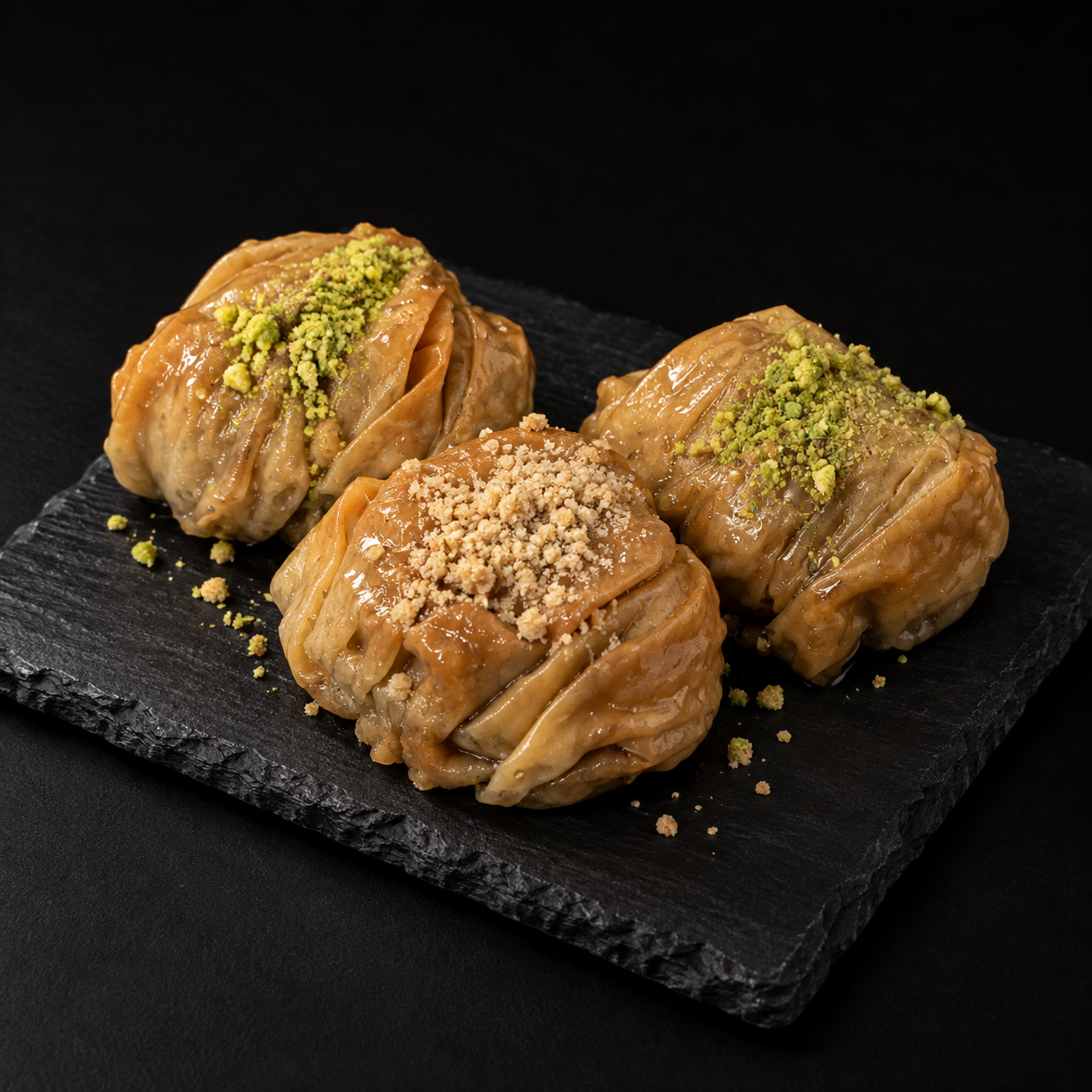 Golden Baklava Shells